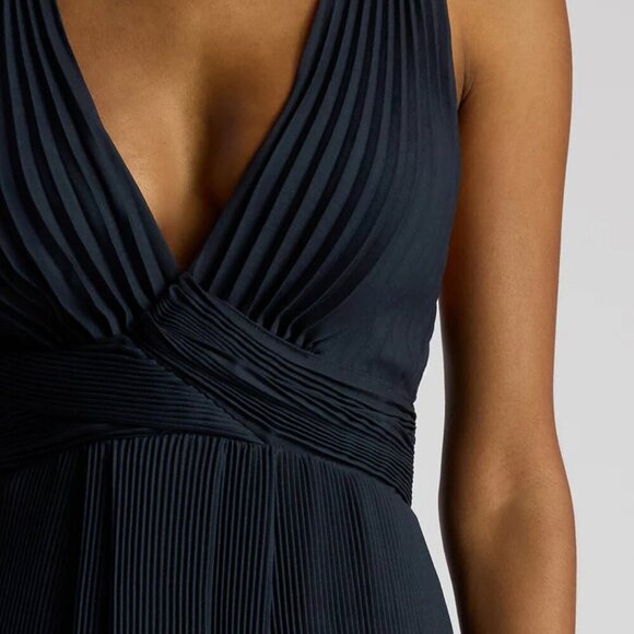 A.L.C. Everly Pleated Gown. Sz: 12 - Picture 4 of 11